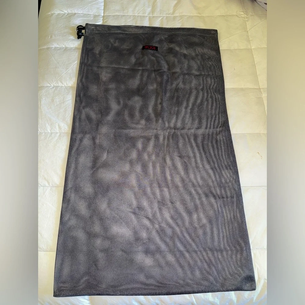 TUMI grey Drawstring Dust Bag